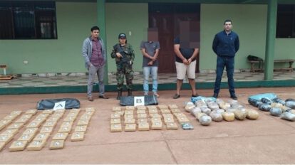 Riberalta arresto tráfico de marihuana