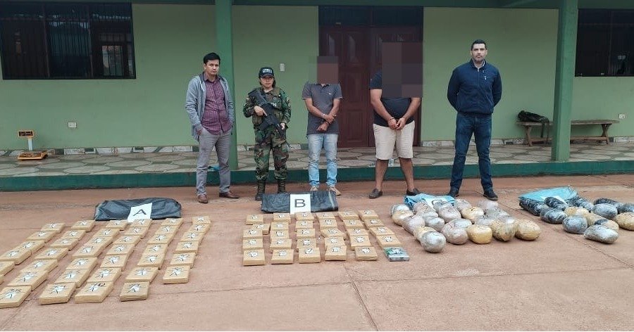 Riberalta arresto tráfico de marihuana