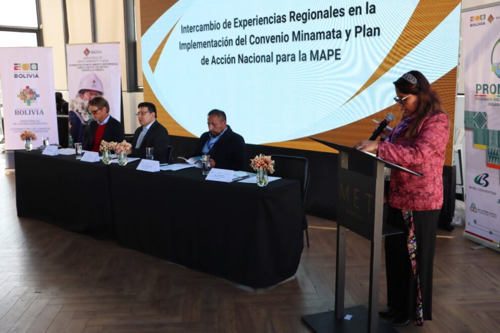 foro sobre el mercurio en la minería del oro