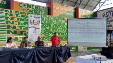 Educación Previsional en jornada de la COD Cochabamba