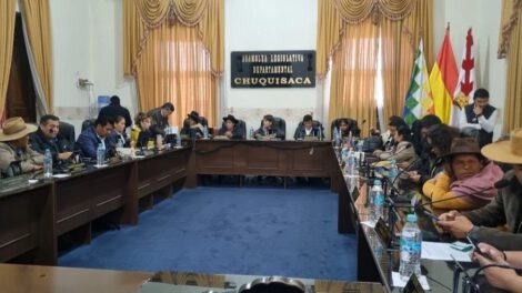 designación de gobernador interino en Chuquisaca