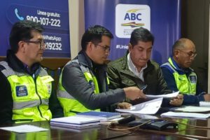 Construcción de carreteras en Oruro por la Administradora Boliviana de Carreteras