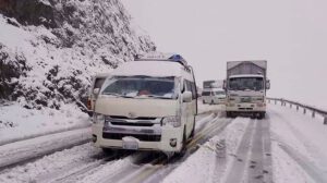Circulación vehicular en pasos fronterizos entre Chile y Bolivia