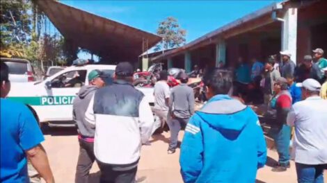 Taller clandestino de motocicletas robadas en Riberalta