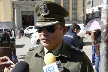 Capitán Ronald Canqui deja el cargo de jefe de Defensa al Consumidor