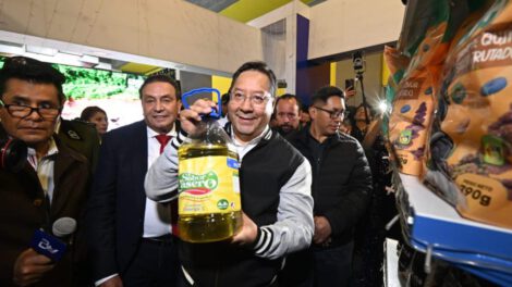 Feria La Paz Expone inaugurada por Luis Arce