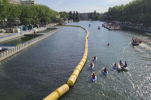 Baño en el río Sena en París