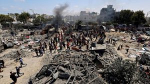 Ataque a cafetería en Gaza que dejó 33 fallecidos