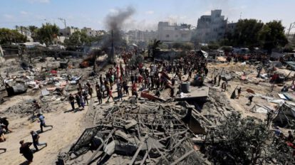 Ataque a cafetería en Gaza que dejó 33 fallecidos