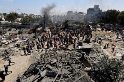 Ataque a cafetería en Gaza que dejó 33 fallecidos