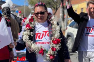 Christian Méndez jefe de campaña en Potosí