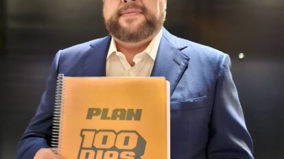 Samuel Doria Medina en el primer debate presidencial