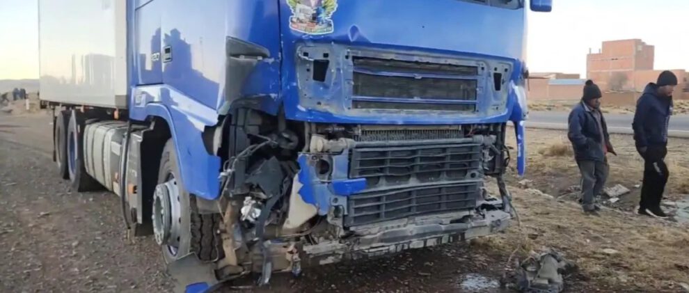 Fatal colisión en Patacamaya