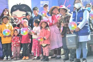 Vacunación contra el sarampión en El Alto