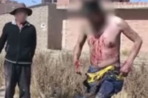 Asalto en Patacamaya: Adulto mayor es aprehendido por prender fuego a uno de sus asaltantes