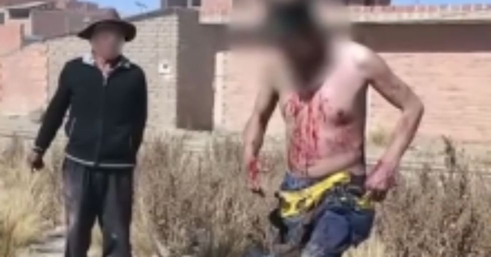 Asalto en Patacamaya: Adulto mayor es aprehendido por prender fuego a uno de sus asaltantes