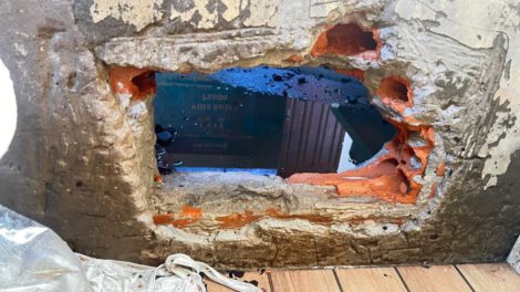 Fuga de reos en Pando a través de un hueco en la pared