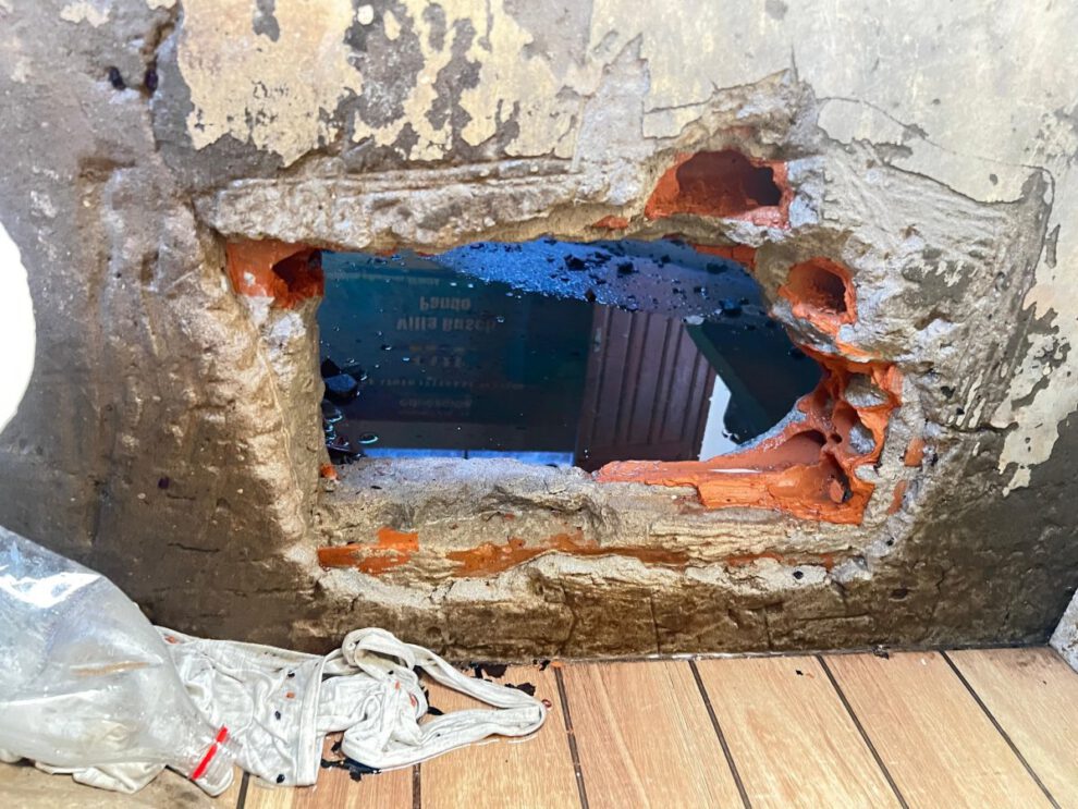 Fuga de reos en Pando a través de un hueco en la pared