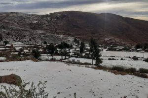 Daños por heladas en Bolivia
