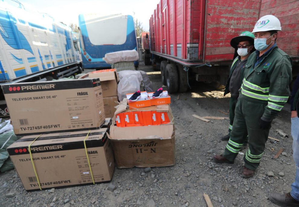 Decomisos de contrabando en Bolivia