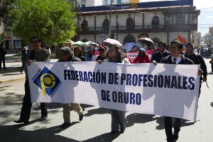 Ley de Patentes presentada por la Federación de Profesionales de Oruro