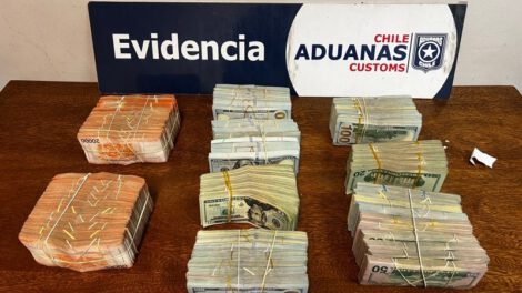 Incautación de dinero en Chile