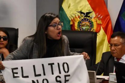 Vigilia contra contratos de litio en la Cámara de Diputados