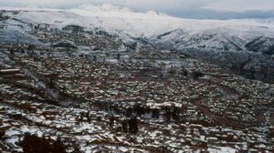 Nevada en La Paz pronosticada por Senamhi