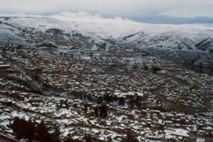 Nevada en La Paz pronosticada por Senamhi