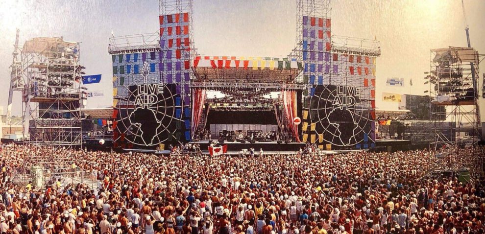 Live Aid en el estadio JFK de Filadelfia