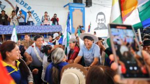 Evo Morales es apoyado en Lauca Ñ