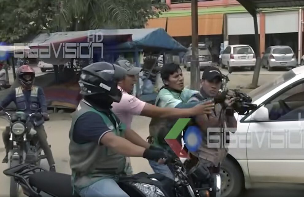 Agresión a reporteros en Yapacaní