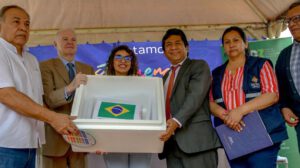 Vacunas contra el sarampión enviadas por Brasil a Bolivia