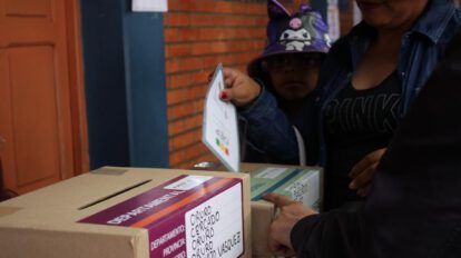 Empadronamiento para votar en Bolivia