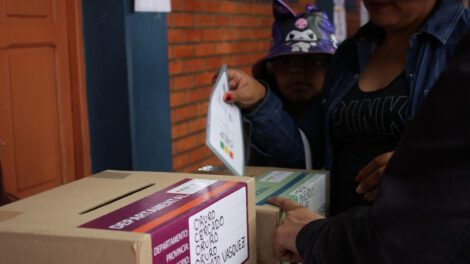 Empadronamiento para votar en Bolivia
