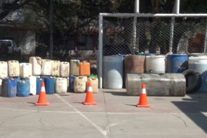 almacenamiento ilegal de diésel en Quillacollo