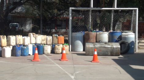 almacenamiento ilegal de diésel en Quillacollo