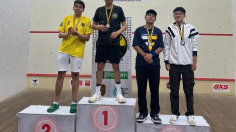Talento orureño en el Nacional de Squash