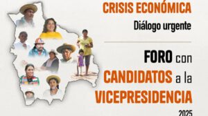Foro vicepresidencial sobre crisis económica en Santa Cruz