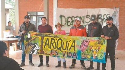 Defensores ambientales en Bolivia