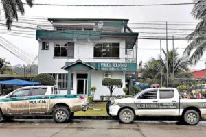 Policía en el trópico de Cochabamba