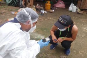 Investigaciones por padre e hijo baleados en Shinaota