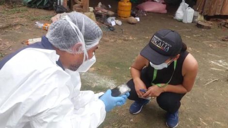 Investigaciones por padre e hijo baleados en Shinaota