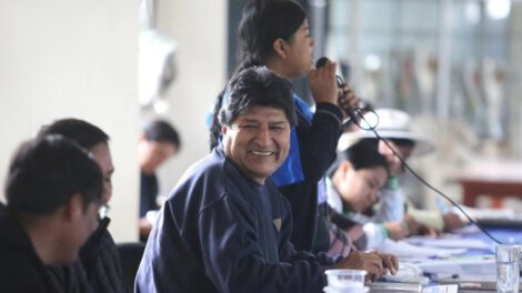 Evo Morales militarización trópico