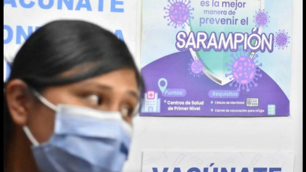 Incremento de casos de sarampión en Bolivia