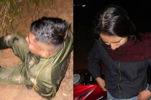 Policías detenidos por posesión de motocicleta robada