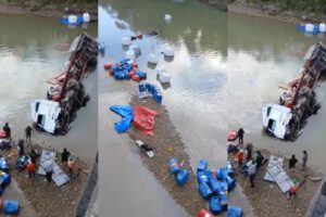 Accidente de tráiler en Ivirgarzama