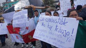 Falta de diésel en La Paz