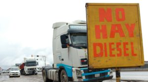 Escasez de diésel en el sector transporte