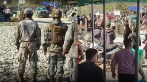Operativo contra el contrabando en la frontera entre Bolivia y Argentina